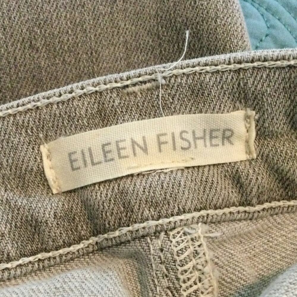 Eileen Fisher Mid Rise Straight Leg Ankle Jeans womens 20 - Picture 4 of 5